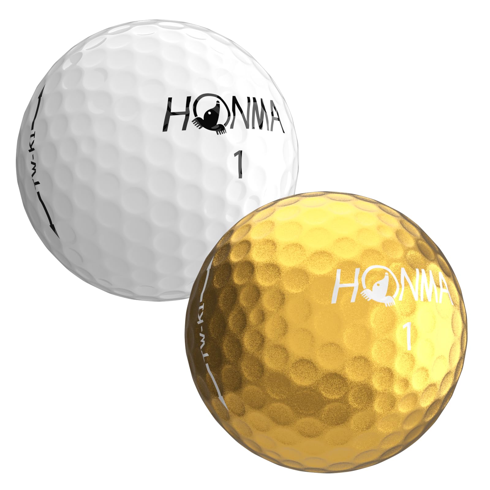 Amazon | Honma プレミアムゴルフボール3個 TW-K1 専用ゴールドボール1